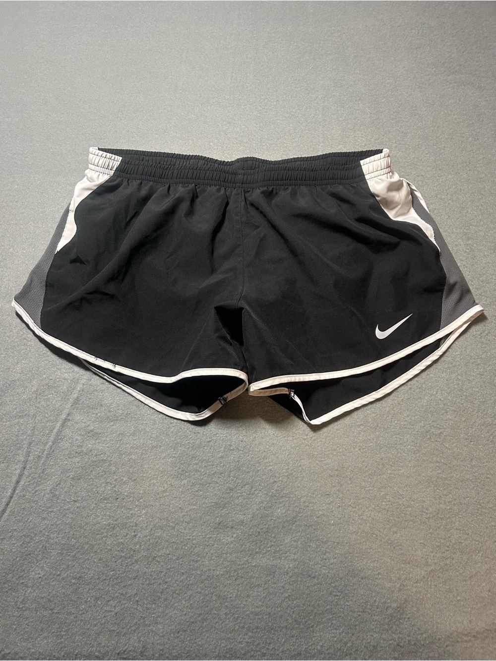 Nike Women’s Black Athletic Shorts with White Trim